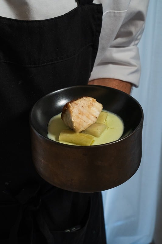 Plat servit pel personal de sala del restaurant