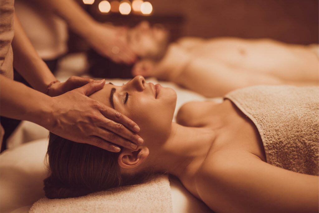 Massatge facial a l'espai wellness de Les Clarisses
